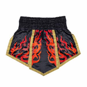 Pantalones Cortos de Entrenamiento de Muay Thai MMA para Hombre, Sublimación Personalizada, Satén Transpirable y Ligero, Logotipo Personalizado en la Parte Delantera - Product Image 2