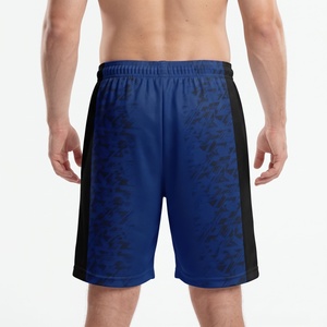 Shorts de football pour hommes 100% polyester, shorts de football pour hommes à taille élastique, shorts de soccer pour hommes avec sublimation - Product Image 2