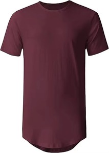 เสื้อยืดไซส์ใหญ่พิเศษสำหรับผู้ชายรูปร่างใหญ่  แบบเรียบ  ผ้าแคนวาส 100% คอตตอน แขนสั้น - Product Image 2