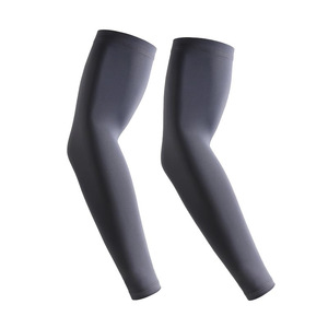 Manchons de bras promotionnels en nylon effet soie glacée, protection solaire, couleur unie, pour hommes, fins, anti-UV, pour la conduite et le cyclisme en été - Product Image 3