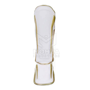 Nouveauté : Protège-tibias de boxe en cuir durables et de haute qualité – Protection professionnelle légère pour l'entraînement – Meilleure vente - Product Image 3