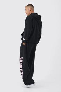 Pulls à capuche personnalisés en gros pour hommes, coupe oversize et carrée, avec appliqué à bords bruts, en molleton 100% coton, design numérique, dernière collection hiver, pour le marché mondial - Product Image 4