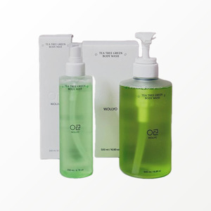 bath gift <b>sets</b> WOLLYO <b>Set</b> Tea Tree Green Trouble Care <b>Body</b> Wash 500ml <b>Body</b> <b>Mist</b> 200ml Mini <b>Body</b> Wash Gift - Product Image 2