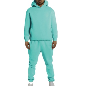 Ensemble de survêtement d'hiver à capuche pour homme, 2 pièces, en coton 100% de haute qualité, séchage rapide, avec logo personnalisé imprimé, collection 2026 - Product Image 6