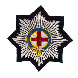 High Quality Bullion Wire Embroidery <b>Badges</b> Patches Handmade Customizable Promotional Safety <b>Pin</b> Whole Sale Custom For Uniform - Product Image 2