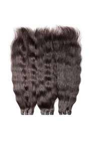 ผมต่อผมมนุษย์แบบเรมี่คลื่นธรรมชาติแบบหลวมอินเดียใช้ง่าย - Product Image 2