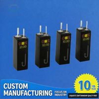 TQ10-F Aluminum-Clad Quartz Flow Cell 32uL 10mm Path UV-Vis-NIR Spectrophotometer Cuvette