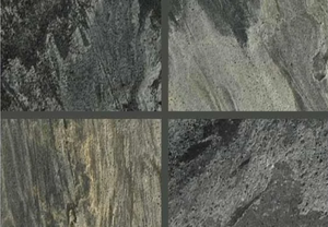 Ardoise naturelle argentée brillante avec bords sciés pour revêtements muraux et applications décoratives intérieures - Product Image 2
