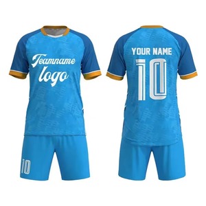 Uniforme de Fútbol Corporativo, Conjunto de Camisetas para Torneos, Partidos Benéficos, Ligas de Oficina, con Logotipo del Patrocinador - Product Image 1