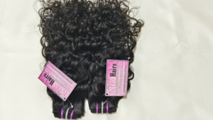 Extensiones de Cabello Humano Indio de un Solo Donante, Cabello Virgen sin Procesar, Cutícula Alineada, Remy, Color Natural, Rizado - Product Image 3