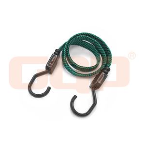 Sangle élastique plate robuste 17 mm * 80 cm, cordon de fixation en caoutchouc résistant à l'usure avec crochets métalliques pour le transport de marchandises sur barres de toit - Product Image 1