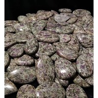 Rubis Naturels en Forme de Cascade, Mélange de Pierres Précieuses Polies des Deux Côtés, Faits à la Main, Tailles Mixtes, Cabochons de Rubis en Cascade, Vente en Gros