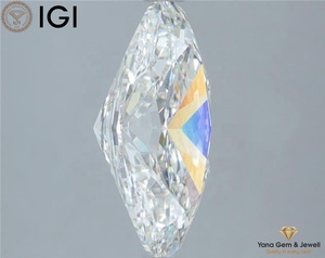 Diamante Imperial Shine de 3.50 Quilates, Claridad G VVS2, Cultivado en Laboratorio, Corte Ovalado CVD, Certificado IGI para Creaciones Personalizadas - Product Image 5