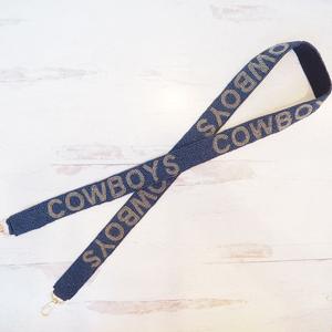 Correa de cuentas ancha LOWA GO Cowboy para bolso de estadio, bandolera, para el día del partido, universidades, correa de cuentas personalizada, hecha a mano - Product Image 6