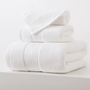 Ultra-soft Terry Woven <b>Bath</b> <b>Towels</b> Luxurious 100% Cotton Home Kitchen Hotel-Grade <b>Towel</b> <b>Set</b> Eco-Friendly Quick-Dry Antimicrobial - Product Image 4
