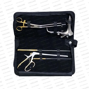 Set Quirúrgico de Uroginecología Vaslcare: Anillo, Gancho, Retractor, Ligadura, Pasador de Agujas, Sling Vaginal, Kit de Instrumentos TVT - Product Image 1
