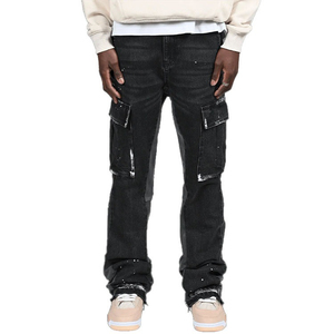 Men's Lightweight Cargo <b>Pants</b> Breathable Cotton Blend Multi Pocket Utility Trousers Casual <b>Work</b> Outdoor Travel and Daily Wear - Product Image 5