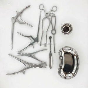 Juego de Instrumentos Quirúrgicos Ortopédicos Neuroespinales con Caja, 10 Piezas, Acero Inoxidable, Instrumentos Quirúrgicos Ortopédicos, Proveedor con Certificación CE ISO - Product Image 1