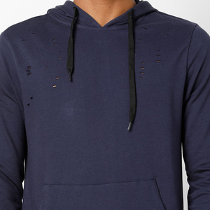 Sweats à capuche déchirés pour hommes, les plus stylés, en promotion en ligne, avec logo personnalisé et motifs imprimés - Product Image 6