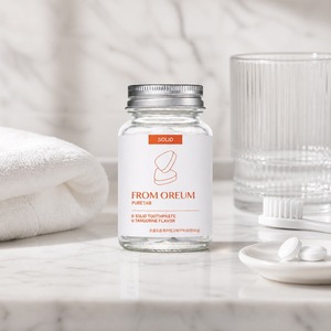 [DE OREUM] Surtido de Cuidado Bucal para Tiendas Especializadas, Pasta Dental Sólida con Sabor a Mandarina de Jeju para Compradores - Product Image 3
