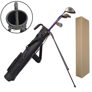 Sac de golf léger de qualité supérieure avec pieds rétractables, plusieurs compartiments pour clubs, bretelles réglables et spacieux - Product Image 4
