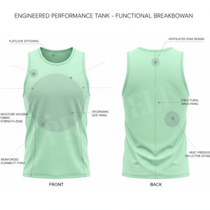 Débardeur de sport léger et respirant à logo personnalisé, séchage rapide, pour l'entraînement estival - Product Image 2