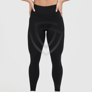 Quick Dry High Waist Women's Capri <b>Legging</b> with Dual Side <b>Pockets</b> Customized Gym Wear Elastic Waist Yoga <b>Leggings</b> - Product Image 3