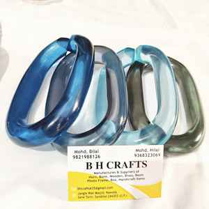 Chaîne décorative en résine acrylique écologique de qualité supérieure, personnalisée, élégante, faite à la main, décoration murale moderne pour la maison - Product Image 2