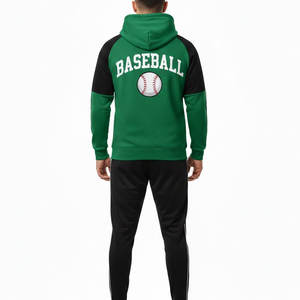 Sudadera con capucha estilo béisbol, moderna y casual, ideal para entrenamiento y comodidad en invierno para jugadores. - Product Image 2