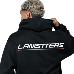 Sweat-shirt à capuche personnalisé pour homme, coupe ample, poche kangourou, logo imprimé sur la poitrine et le dos, décontracté, 100% coton molletonné - Product Image 4