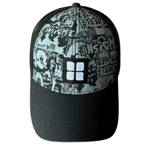 Casquettes de chasse à cinq panneaux brodées sur mesure de haute qualité, respirantes et imperméables, style sportif, unisexe, vente en gros - Product Image 2