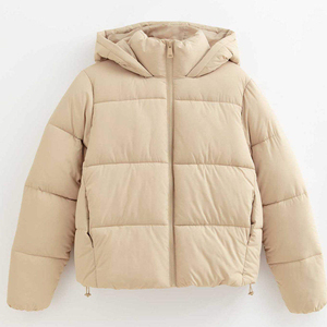 Women Diamond Quilted Puffer Jacket Warm <b>Winter</b> <b>Coat</b> Full Zip Soft Casual Fashion Outerwear Comfortable Wear OEM ODM Custom - Product Image 2