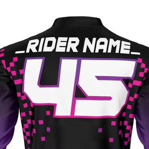 Maillot de Ciclismo para Hombre, Manga Corta, Transpirable, de Secado Rápido, Reflectante, Elástico, de Spandex/Poliéster, Ropa Completa para Ciclismo - Product Image 4