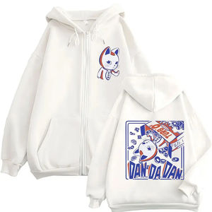 Sweat à capuche imprimé Anime Dandadan Turbo Granny, drôle et mignon, Dan Da Dan, coupe oversize, pour hommes et femmes, mode, manches longues - Product Image 1