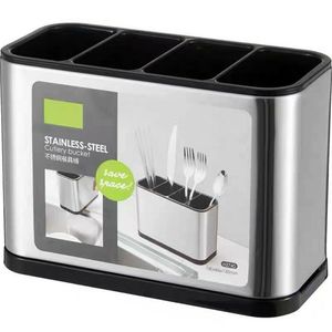 Organizzatore per Posate da Cucina - Porta Cucchiai, Forchette e Bacchette con Scolapiatti (Solo Logistica USA) - Product Image 3