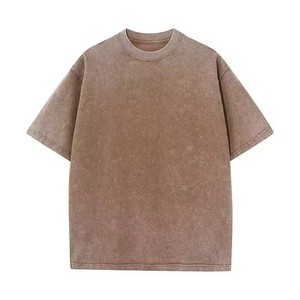 T-shirt surdimensionné pour homme de haute qualité, personnalisable, vente en gros, impression de logo personnalisé, respirant, 100% coton, été - Product Image 2