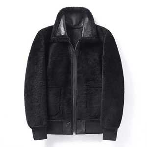 Manteau en cuir et fourrure – Mode élégante pour l'hiver - Product Image 3