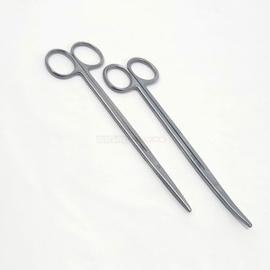 Lot de 2 Ciseaux Metzenbaum 7 pouces, droits et courbés, pour dissection et chirurgie, en acier inoxydable, manuels, certifiés CE, pour tissus - Product Image 1