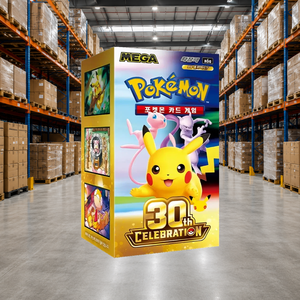 กล่องบูสเตอร์โปเกมอนเกาหลีรุ่นฉลองครบรอบ 30 ปี M6a สำหรับนักสะสม ผู้ขายในตลาด และร้านค้าปลีก - Product Image 3