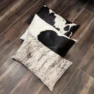 New Arrival Customized Bed Lumber Pillow Rectangle <b>Cushion</b> Pad Genuine Cowhide <b>Leather</b> Anti-wrinkle Pillowcase <b>Cushion</b> Cover - Product Image 4