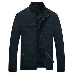 Chaqueta de trabajo de lona extragrande con cuello vuelto vintage lavada larga ropa de calle informal para hombre personalizada OEM - Product Image 1