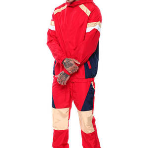 Conjunto Deportivo de Dos Piezas Personalizado de Verano, Chaqueta Cortavientos Ligera con Capucha de Poliéster/Algodón, Estilo Casual - Product Image 3