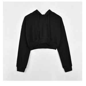 Hoodies Crop Top Oversize pour Femmes, Vente en Gros, Automne/Hiver - Product Image 3