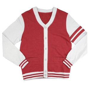 Cárdigan Largo de Moda Azul y Dorado de Alta Calidad para Mujer, Cárdigan Rojo de Algodón y Felpa para Damas - Product Image 4