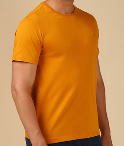 T-shirt en coton uni personnalisé pour homme, coupe classique, doux, respirant, décontracté, à manches courtes, pour l'été, usage quotidien, OEM ODM - Product Image 3