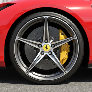 Ruedas de Aleación Scuderia Concept Flow Forming |   Rines Ligeros para Autos de Pasajeros, Listos para la Pista |   Ruedas Deportivas Escalonadas en Negro Brillante - Product Image 5