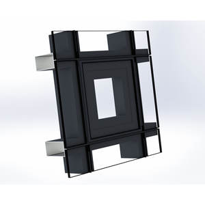 Profilé en aluminium Fravi 6063 T5 pour mur-rideau et conception de façade vitrée de grande hauteur - Product Image 6