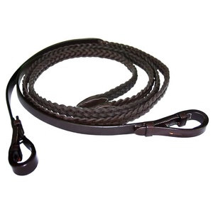 Riñas de caballo de cuero, agarre de goma, tamaño personalizado y Color, estilo de moda - Product Image 3