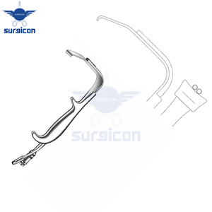 Retractor Tebbetts de 18.5 cm (7¼ Pulgadas) 90 x 24 mm con Iluminación de Fibra Óptica, Incluye Tubo y Adaptador para Cable de Fibra Óptica - Product Image 4