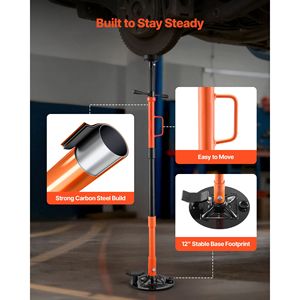 Supporto di sollevamento sottoscocca regolabile in altezza con capacità di 1 tonnellata (2204 libbre) e cuscinetti integrati per sollevatori auto - Product Image 4